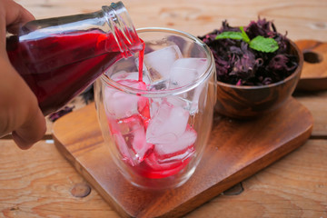 roselle juice (healthy drink) 
