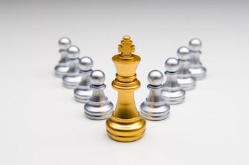 Chess for business concept, leader and success. - 266691381