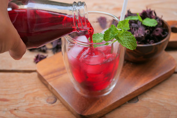 roselle juice (healthy drink) 