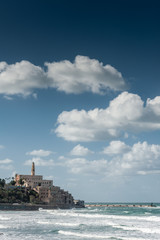 Israel, Tel Aviv, Jaffo seen from Tel Aviv