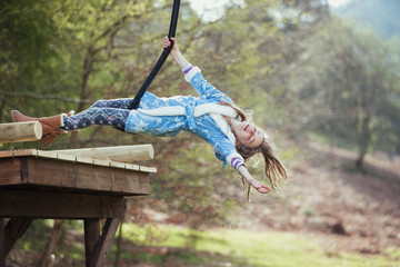 Fun on a Monkey Swing