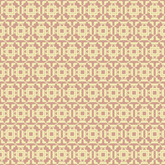 Seamless geometric pattern, retro style, textile and background