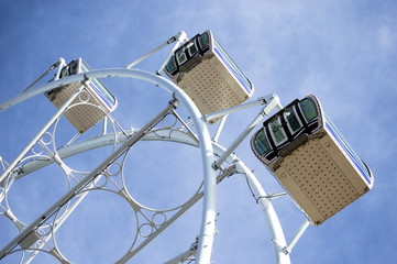 A fairground attraction in Seville, Spain