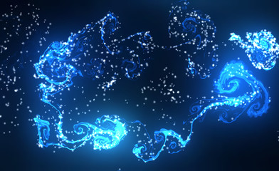 Magic space texture, pattern, looks like colorful smoke