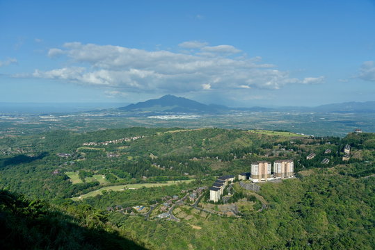 skyline view around Tagaytay city Hightland at the day, Philippines