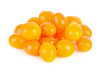 Yellow Tomatoes isolated on white background