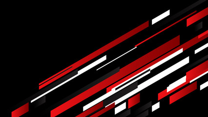 Abstract red black background concept Vector graphic design.