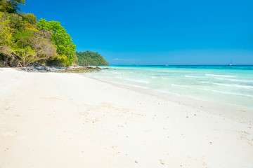 Beautiful beach at tropical island