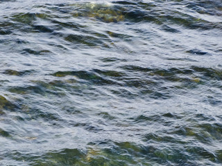 background sea waves in the afternoon