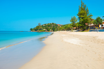 Sand beach at tropical island