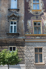 Fototapeta na wymiar Old Stone Buildings Krakow Poland