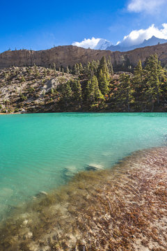 Dhumba Lake in Jomsom, Annapurna circuit trek, Nepal