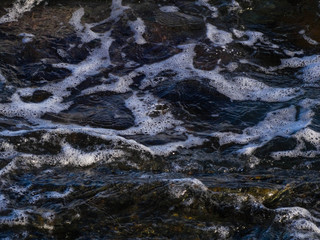 sea waves on a Sunny day