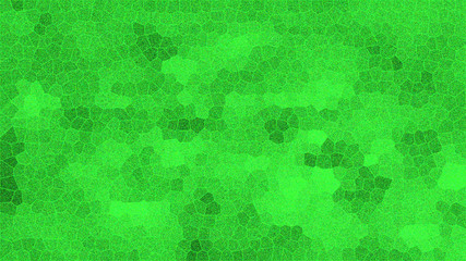Wallpaper with grainy polygons in green colors. Trendy grunge pattern.