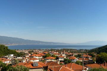 Naklejka na ściany i meble Beautiful panorama from Stavros