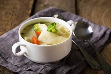 Rustic Vegetable Noodle Soup