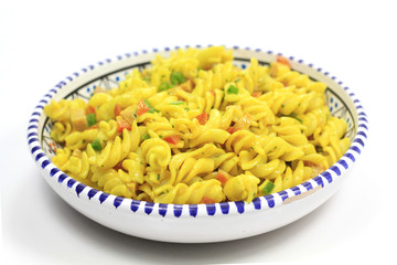 salade de pâtes au curry