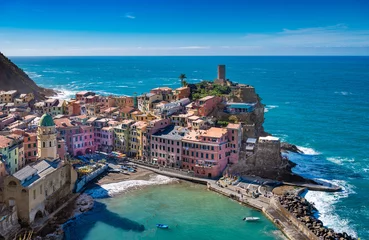 Fototapeten Landscape of Vernazza in Cinque Terre, Italy. © borisbelenky