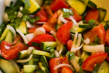 vegetable salad, food, still life