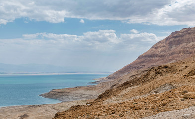 Fototapeta na wymiar Desert landscape of Israel, Dead Sea