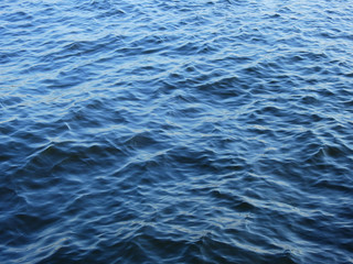 blue water ripple wave in river