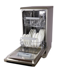 Dishwasher machine isolated