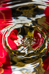 Water drops on colorful background 13