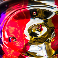 Water drops on colorful background 15