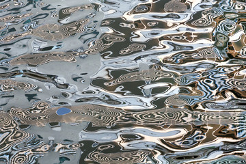 Abstract patterns on the water surface for the background