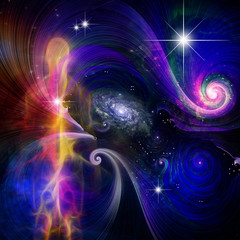 Soul or spirit in space