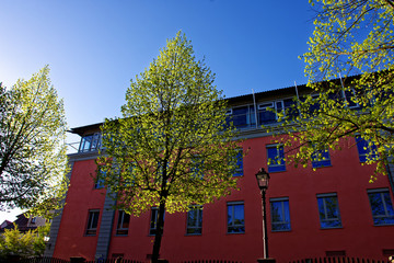 beautiful architecture of the city of Ansbach