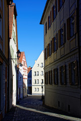 beautiful architecture of the city of Ansbach