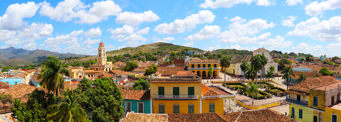 Panoramic view of old town of Trinidad, Cuba