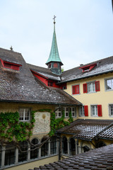 Turm der Kapuzinerkirche, Luzern, Schweiz