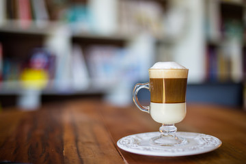 cup of coffee on table