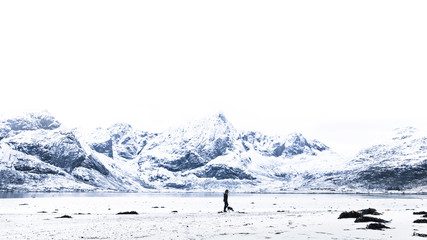 winter in the mountains