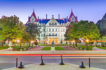 Albany, New York, USA at the New York State Capitol