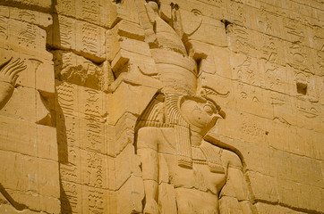 Egypt. Temple of Philae, temple of Isis. Nile