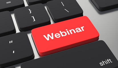 Fototapeta premium Webinar concept