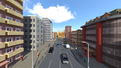 Obraz premium 町並み