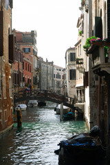 Canals And Bridges In Venice 