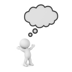  3D Character is excited about an idea
