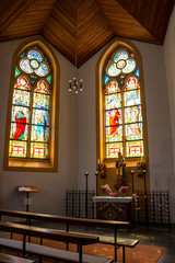 St. Nikolaus Church in Traben-Trarbach, Germany, interior