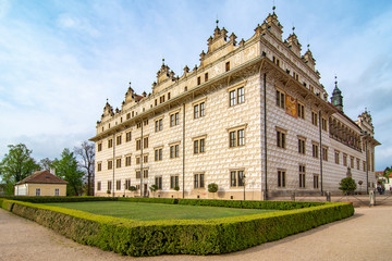 Fototapeta na wymiar Litomysl (Litomyšl) Czech Republic renaissance castle UNESCO