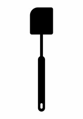 Cooking spatula silhouette