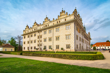 Fototapeta na wymiar Litomysl (Litomyšl) Czech Republic renaissance castle UNESCO
