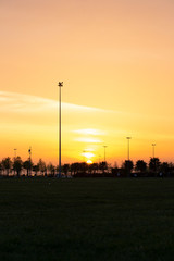 sunset landscape sky