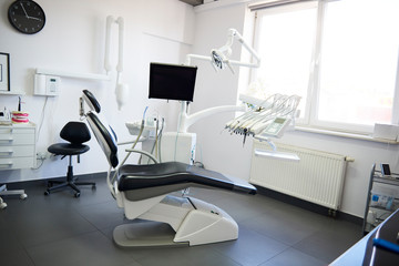 Shot of dentist's with professional dental equipment