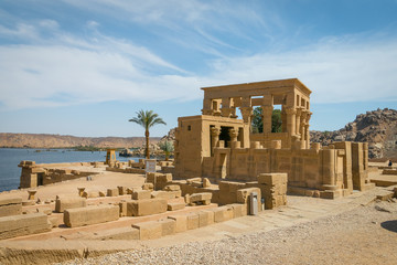Fototapeta premium Egypt. Temple of Philae, temple of Isis.