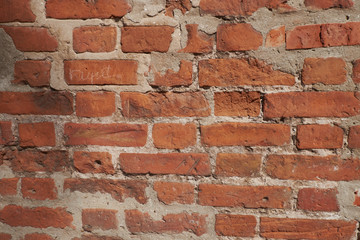 background texture of old brick wall